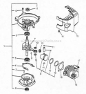 Part Location Diagram of 10020411521 Echo Crank Case Kit